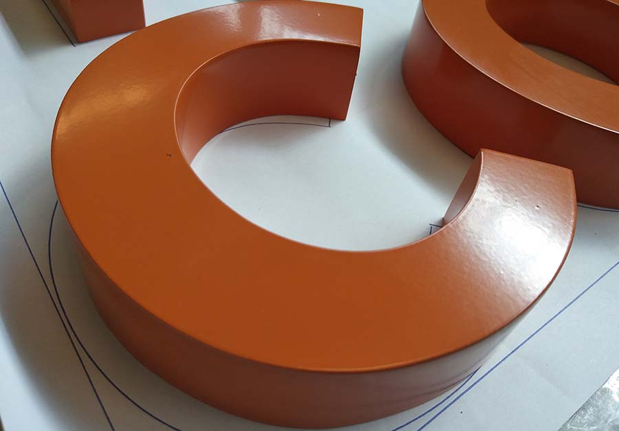 金屬槽型字生產(chǎn)制作步驟流程有哪些？