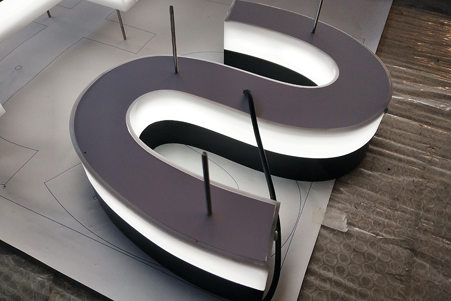 亞克力發(fā)光字制作常用字體有哪些？