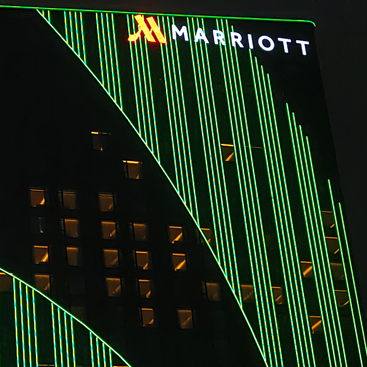樓宇發(fā)光字亮化工程怎么做效果更好？