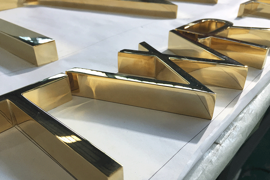 不銹鋼金屬字有哪些類別與制作工藝？