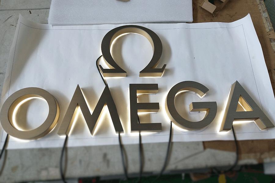 led背光字如何消除陰影和注意安裝距離？