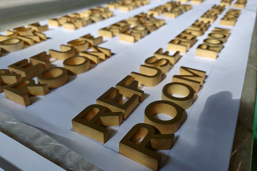 折彎機可以制作哪幾種發(fā)光標識？