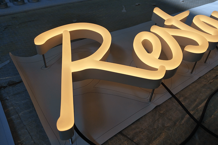 仿霓虹字標識標牌制作有什么特色？